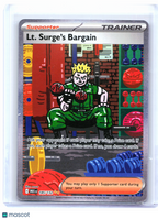 2025 Pokemon—Lt. Surge's Bargain #185/132 Mega Evolution Base Set—SIR Holo
