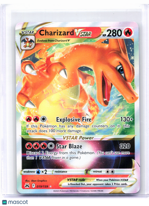 2023 Pokemon—Charizard VSTAR #019/159 Crown Zenith—Ultra Rare Holo