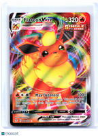 2021 Pokemon—Flareon VMAX #018/203 Evolving Skies—Ultra Rare Holo
