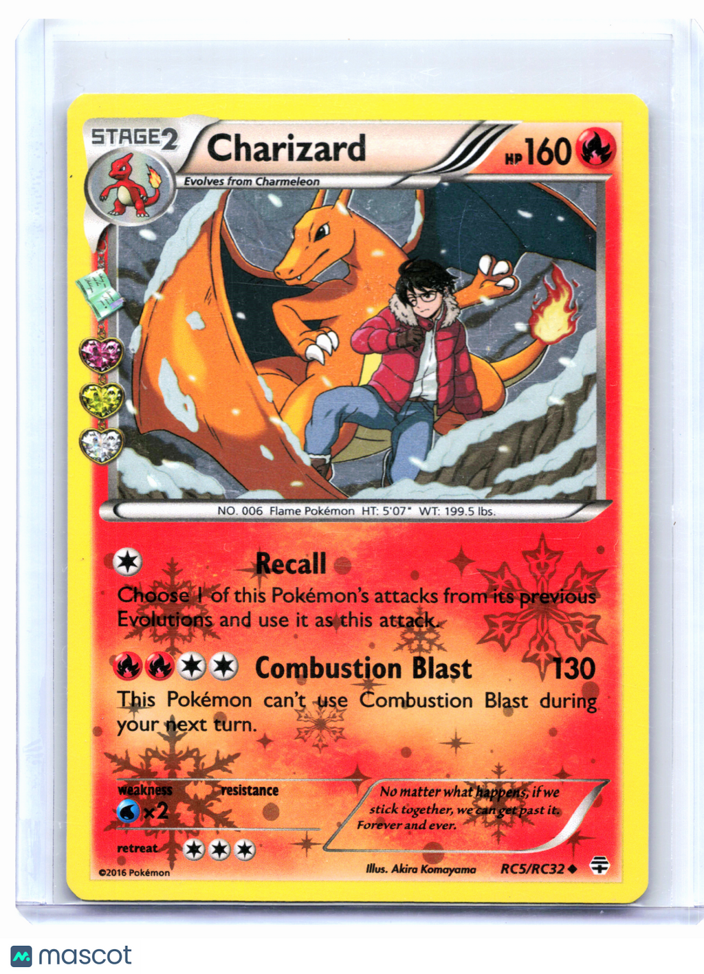 2016 Pokemon—Charizard #RC5/RC32 Generations: Radiant Collection—Uncommon Holo