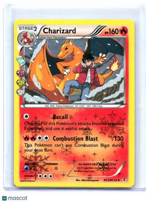 2016 Pokemon—Charizard #RC5/RC32 Generations: Radiant Collection—Uncommon Holo