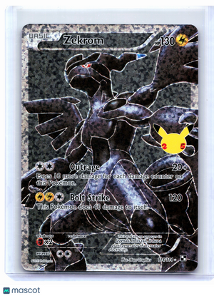 2021 Pokemon—Zekrom #114/114 Celebrations: Classic Collection—CC Holo