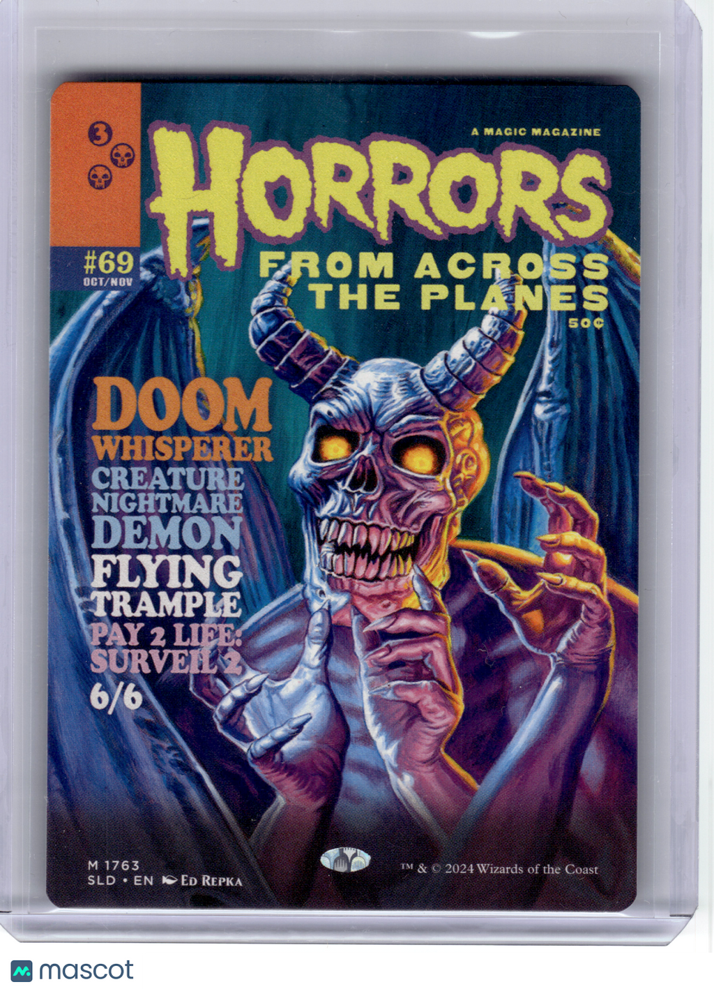 2024 MagicTG—Doom Whisperer #1763 Secret Lair Drop Series—Mythic Non-Foil