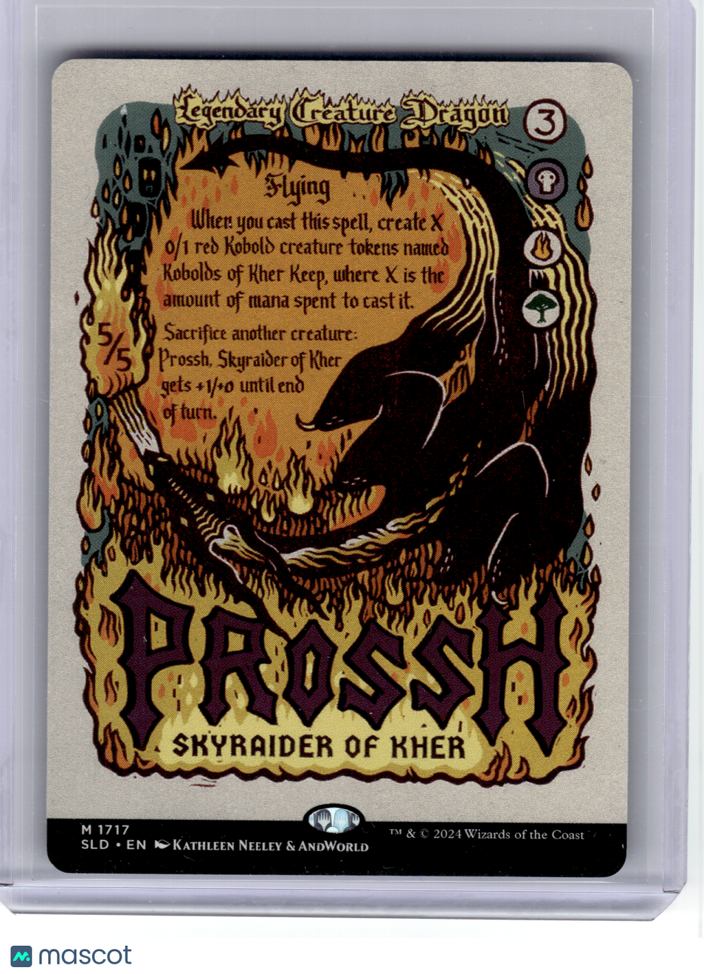 2024 MagicTG—Prossh, Skyraider of Kher #1717 Secret Lair Drop Series—M Non-Foil