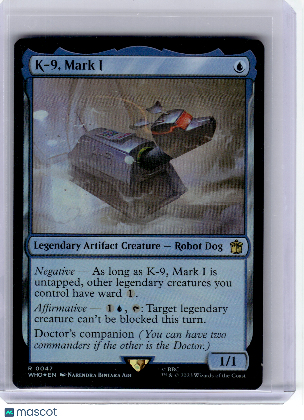2023 MagicTG—K-9, Mark I #47 Universes Beyond: Doctor Who—Rare Foil