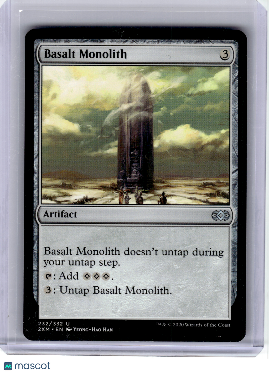 2020 MagicTG—Basalt Monolith #232 Double Masters—Uncommon Non-Foil