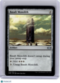 2020 MagicTG—Basalt Monolith #232 Double Masters—Uncommon Non-Foil