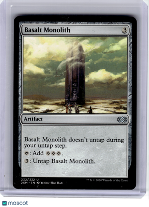 2020 MagicTG—Basalt Monolith #232 Double Masters—Uncommon Non-Foil