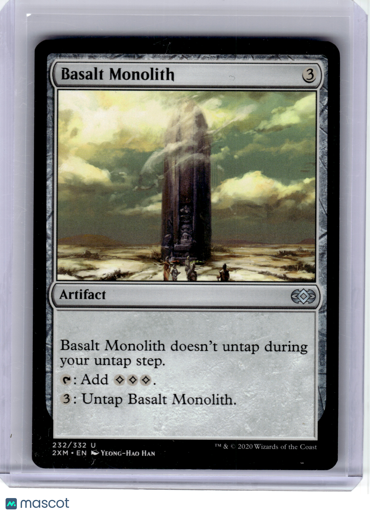 2020 MagicTG—Basalt Monolith #232 Double Masters—Uncommon Non-Foil