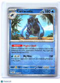 2025 Pokemon—Carracosta (Master Ball Pattern) #023/086 Black Bolt—Reverse Holo