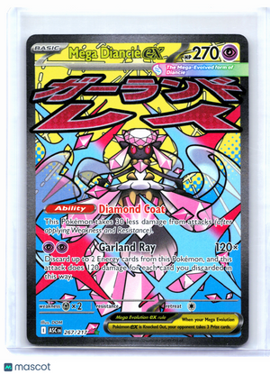 2026 Pokemon—Mega Diancie ex #267/217 Ascended Heroes—Mega Attack Rare Holo