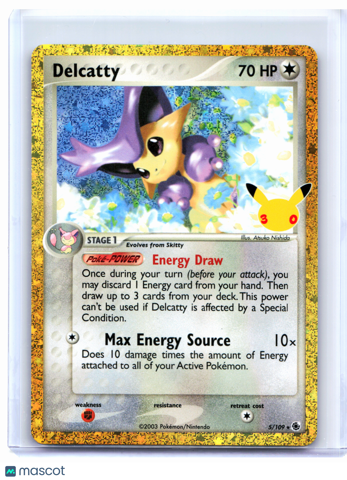 2026 Pokemon—Delcatty #5/109 30th Celebration: Classic Collection—CC Holo