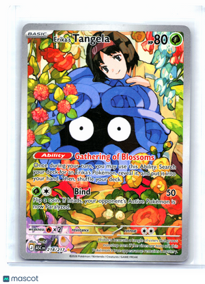 2026 Pokemon—Erika's Tangela #218/217 Ascended Heroes—Illustration Rare Holo