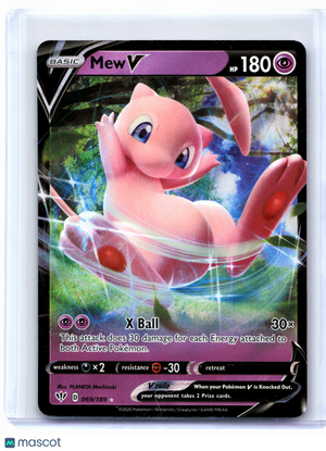 2020 Pokemon—Mew V #069/189 Darkness Ablaze—Ultra Rare Holo [Lightly Played]