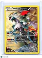2015 Pokemon—White Kyurem #XY81 XY Promos—Black Star Promo Holo [Lightly Played]