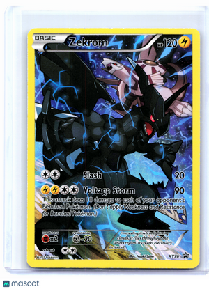 2015 Pokemon—Zekrom #XY76 XY Promos—Black Star Promo Holo [Moderately Played]