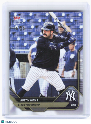 2025 Topps Now Road to Opening Day —Austin Wells #OD-28 05/25—Excellent