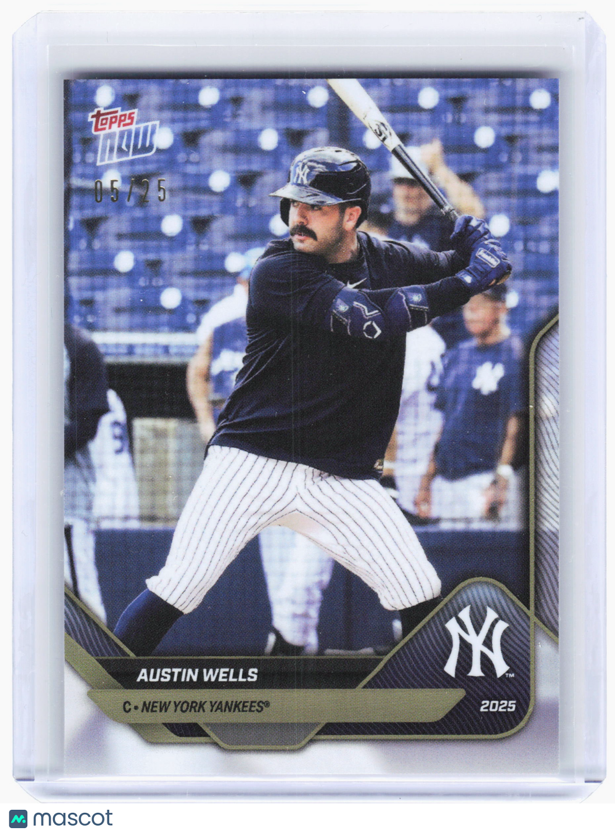 2025 Topps Now Road to Opening Day —Austin Wells #OD-28 05/25—Excellent