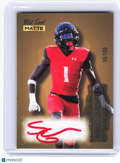 2022 Wild Card Matte Football—Ahmad Sauce Gardner #MB-A Bronze Auto 19/100