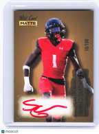 2022 Wild Card Matte Football—Ahmad Sauce Gardner #MB-A Bronze Auto 19/100