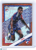 2025 Topps Chrome MLS Soccer—Kaick #200 Orange Sparkle Refractor Rookie RC 11/25