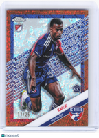 2025 Topps Chrome MLS Soccer—Kaick #200 Orange Sparkle Refractor Rookie RC 11/25