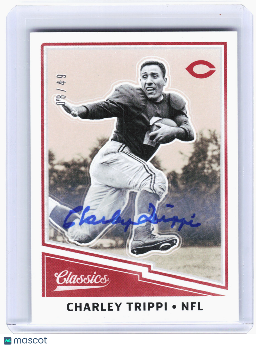 2017 Panini Classics Football—Charley Trippi #143 08/49—Near Mint or Better
