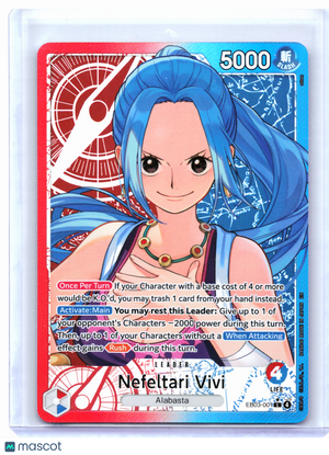 2026 One Piece—Nefeltari Vivi (Alt Art) #EB03-001 Heroines Edition—Leader Foil