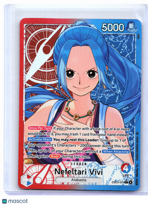 2026 One Piece—Nefeltari Vivi (Alt Art) #EB03-001 Heroines Edition—Leader Foil