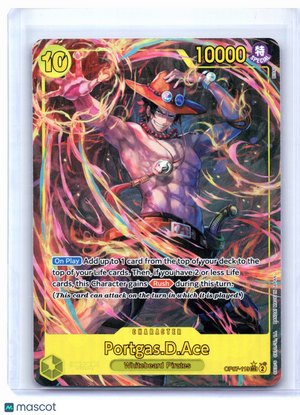 2024 One Piece—Portgas.D.Ace (Alt Art) #OP07-119 500 Years in the Future—SR Foil