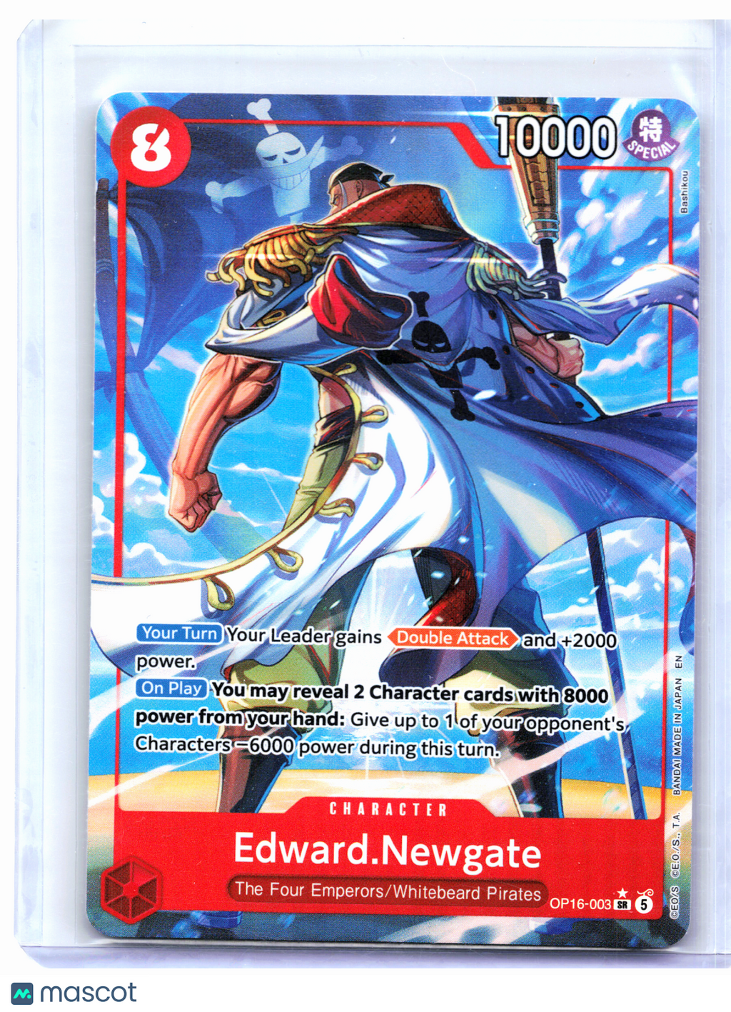 2026 One Piece—Edward.Newgate (Alt Art) #OP16-003 The Time of Battle—SR Foil