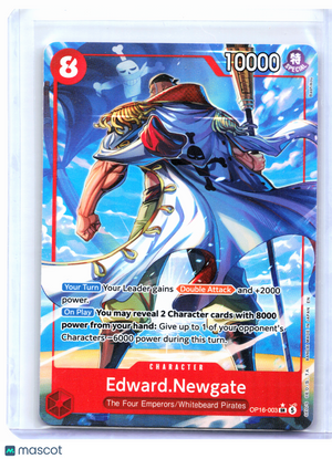 2026 One Piece—Edward.Newgate (Alt Art) #OP16-003 The Time of Battle—SR Foil