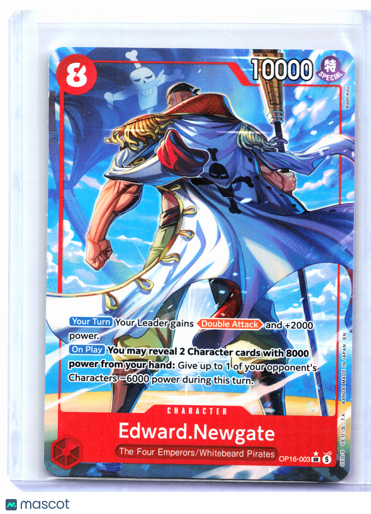 2026 One Piece—Edward.Newgate (Alt Art) #OP16-003 The Time of Battle—SR Foil
