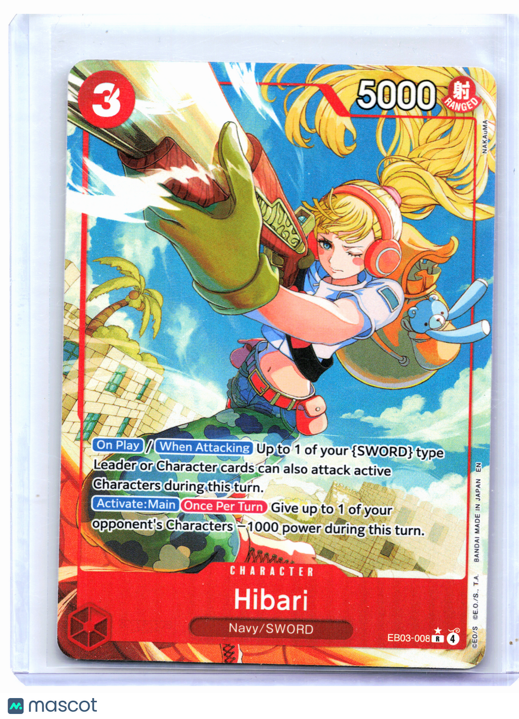 2026 One Piece—Hibari (Alternate Art) #EB03-008 Heroines Edition—Rare Foil
