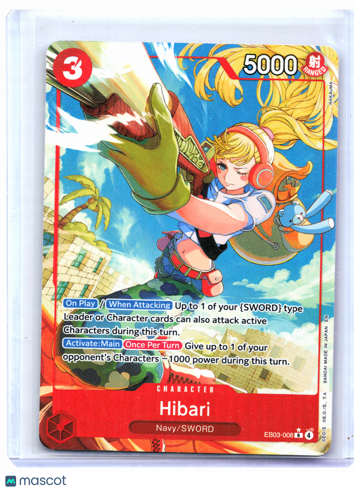 2026 One Piece—Hibari (Alternate Art) #EB03-008 Heroines Edition—Rare Foil