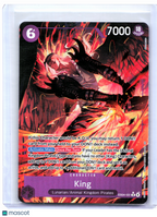 2026 One Piece—King (Alternate Art) #EB04-031 The Azure Sea's Seven—Rare Foil