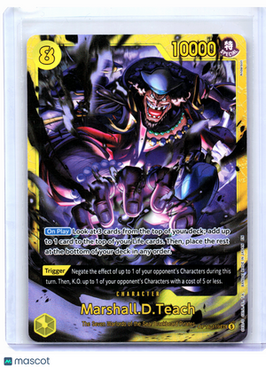 2026 One Piece—Marshall.D.Teach #OP16-119 The Time of Battle—Secret Rare Foil