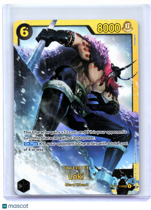 2026 One Piece—Loki #OP17-119 The World's Strongest Warriors—Secret Rare Foil