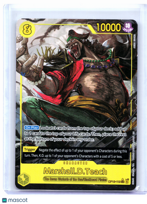 2026 One Piece—Marshall.D.Teach (Alt Art) #OP16-119 The Time of Battle—SEC Foil