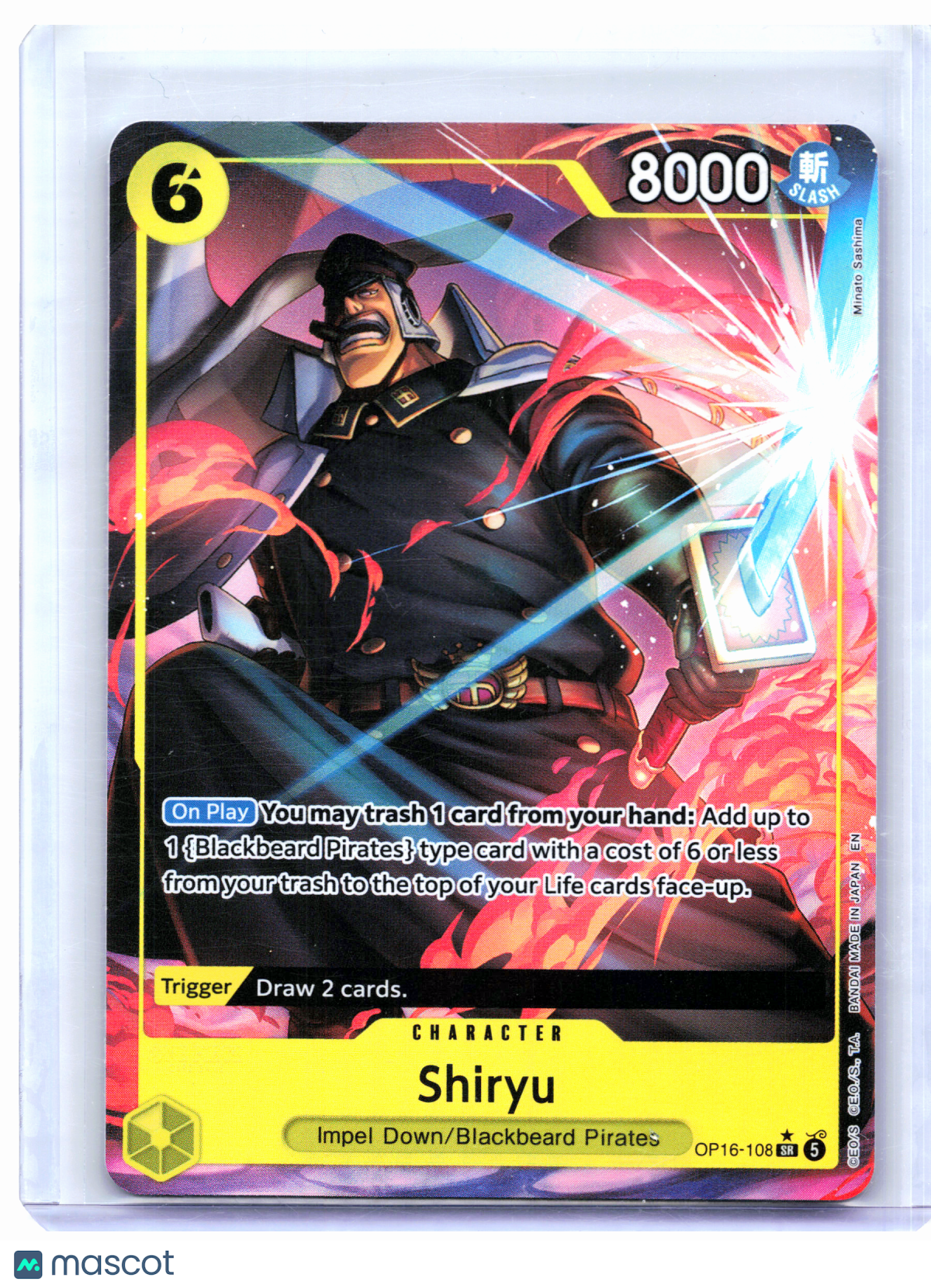 2026 One Piece—Shiryu (Alternate Art) #OP16-108 The Time of Battle—SR Foil