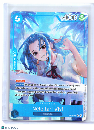 2026 One Piece—Nefeltari Vivi (Alt Art) #EB03-024 Heroines Edition—SR Foil