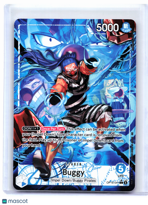 2026 One Piece—Buggy (Alternate Art) #OP16-041 The Time of Battle—Leader Foil
