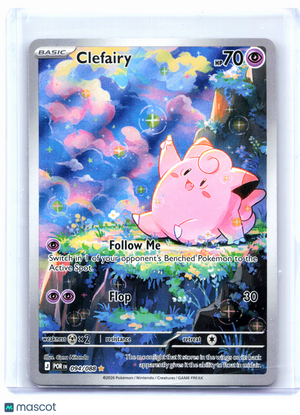 2026 Pokemon—Clefairy #094/088 Perfect Order—Illustration Rare Holo