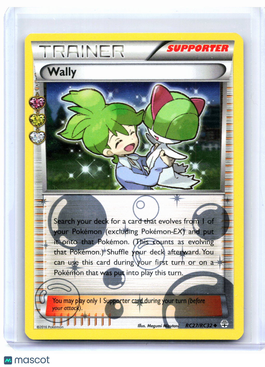 2016 Pokemon—Wally #RC27/RC32 Generations: Radiant Collection—Uncommon Holo [LP]