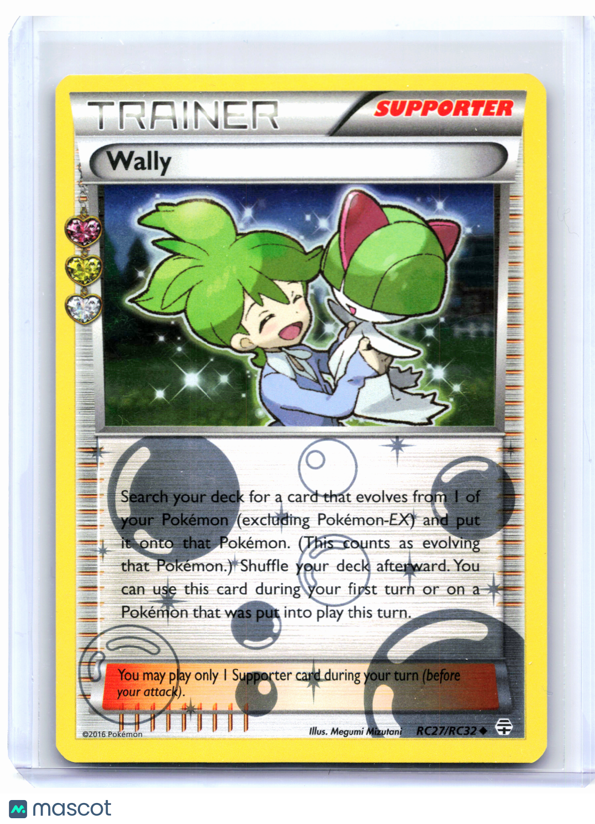 2016 Pokemon—Wally #RC27/RC32 Generations: Radiant Collection—Uncommon Holo [LP]