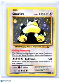 2016 Pokemon—Snorlax #XY179 XY Promos—Black Star Promo Holo [Moderately Played]