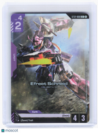 2026 Gundam Card Game—Efreet Schneid #ST12-008 Raging Onslaught—Common+ Foil