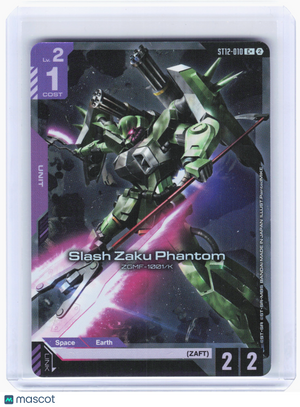 2026 Gundam Card Game—Slash Zaku Phantom #ST12-010 Raging Onslaught—Common+ Foil
