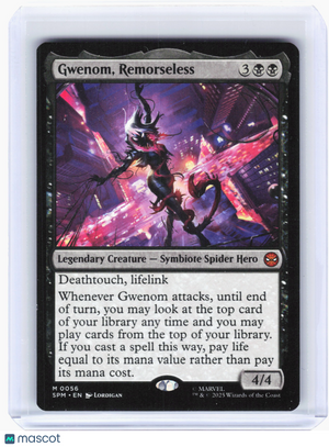 2025 Magic: The Gathering—Gwenom, Remorseless #56 Marvel's Spider-Man—M Nonfoil