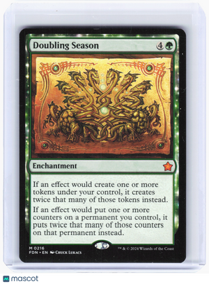 2024 Magic: The Gathering—Doubling Season #216 Foundations—Mythic Nonfoil
